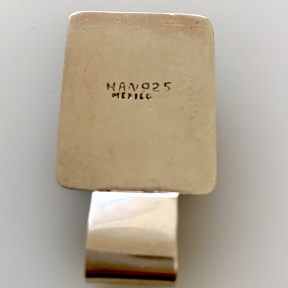 HAN Mexico 925 Red Coral Pendant 1.75" - Picture 2 of 4